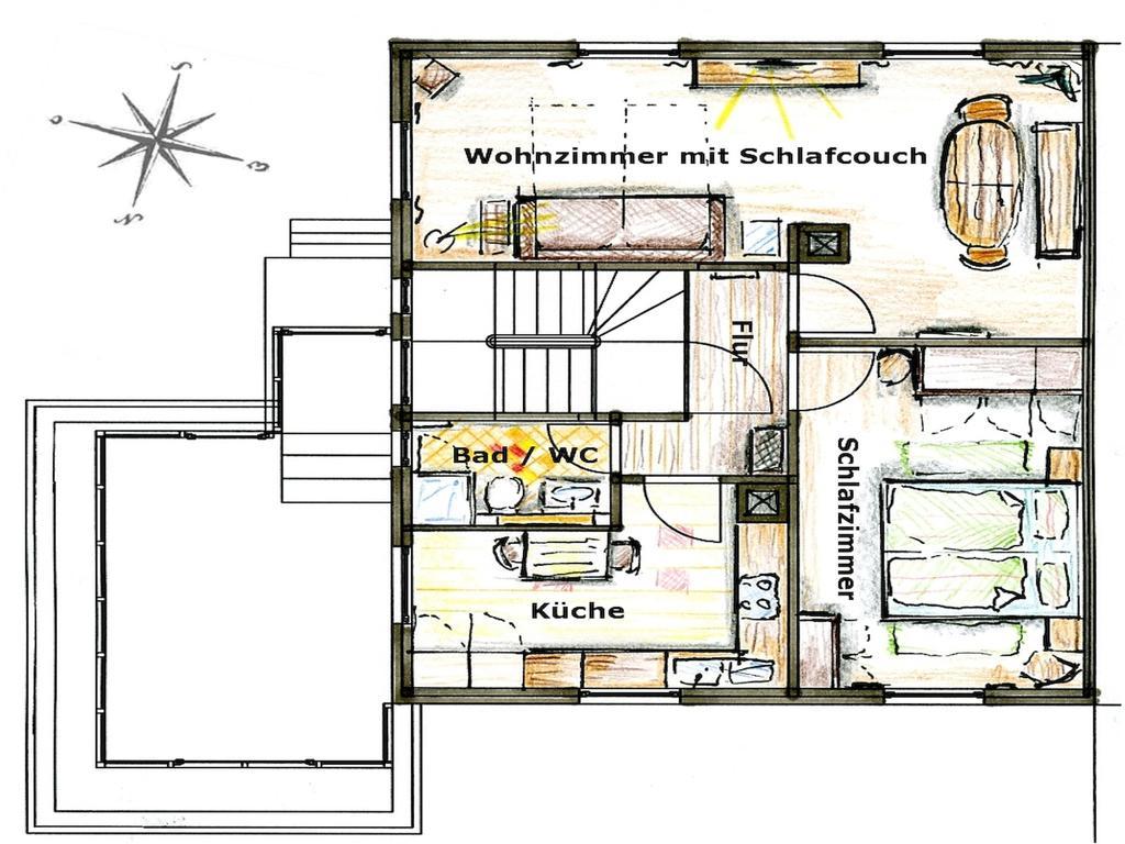 Ferienwohnung Am Eisweiher Титизее-Нойщат Екстериор снимка